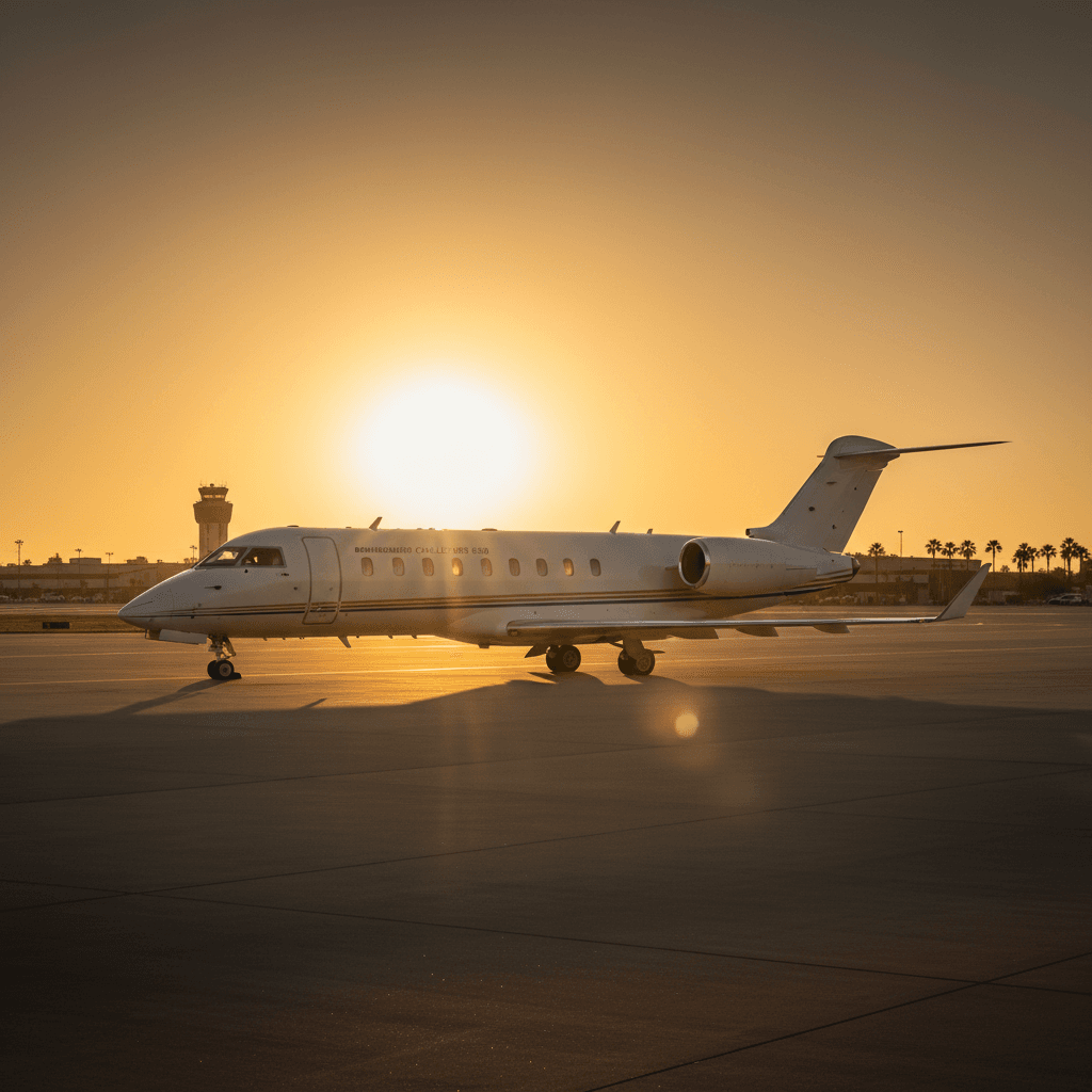 Challenger 650 flight deck