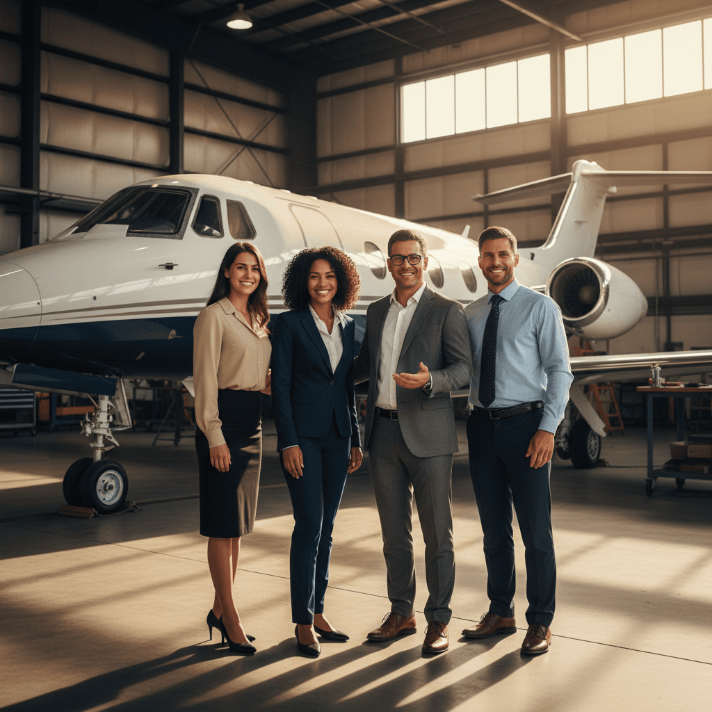 Falcon Aerospace leadership team