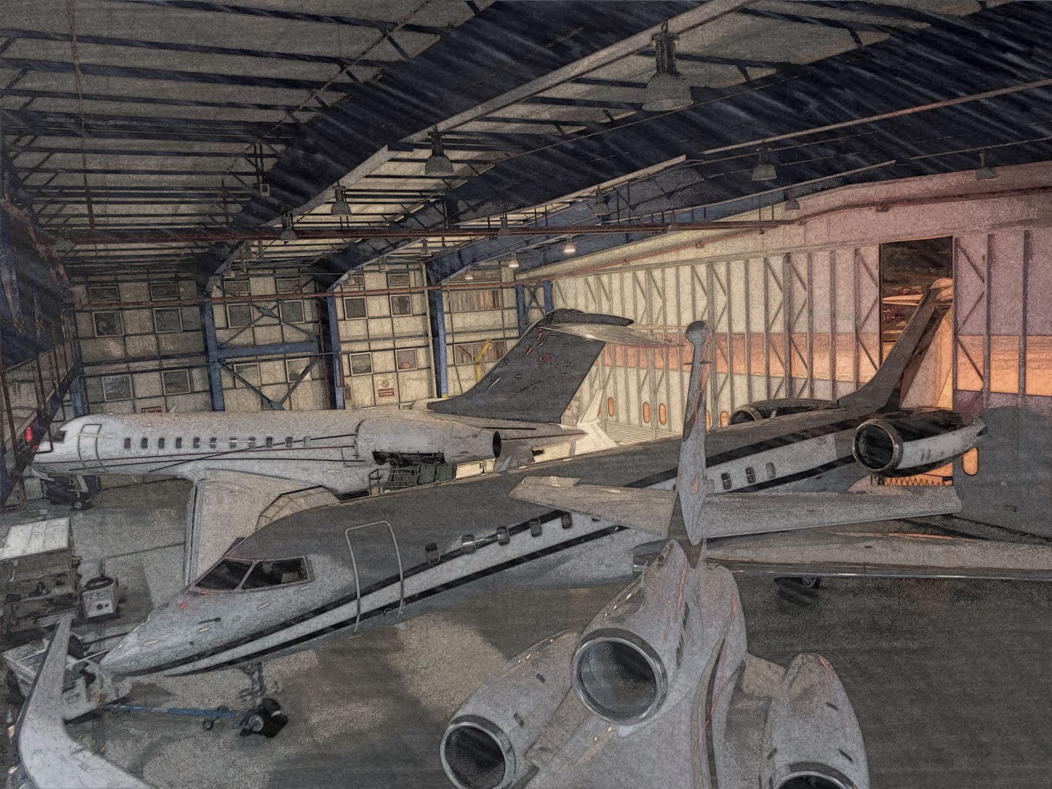 Falcon Aerospace hangar