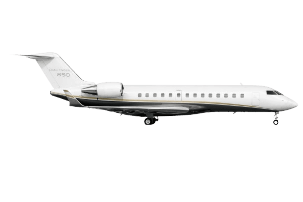 Challenger 850 side profile